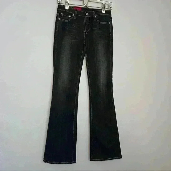 AG Adriano Goldschmied Flare Jeans Women's Size 26R Vintage Denim Y2K EUC - Picture 1 of 7